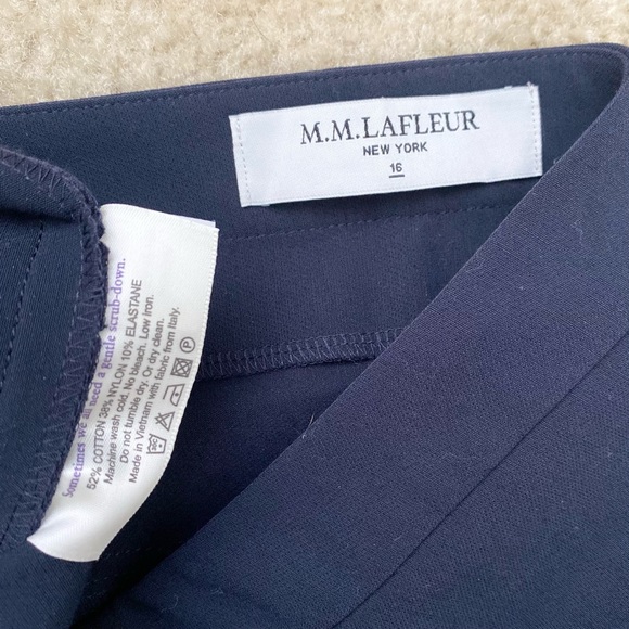 mm lafleur - the foster pant everstretch crop ankle side zip workwear career - Picture 8 of 8